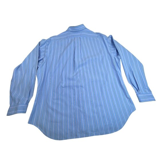 Ralph Lauren Men's Light Blue Striped Classic Fit Button-Down Shirt Sz XXL - Picture 2 of 7